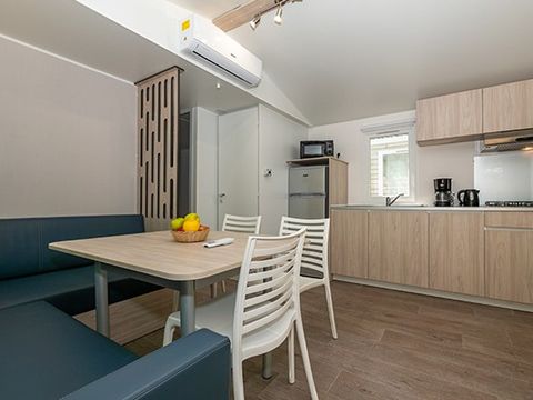 Mobilhome 6 personnes - Comfort | 3 Ch. | 6 Pers. | Terrasse simple | Clim. | TV