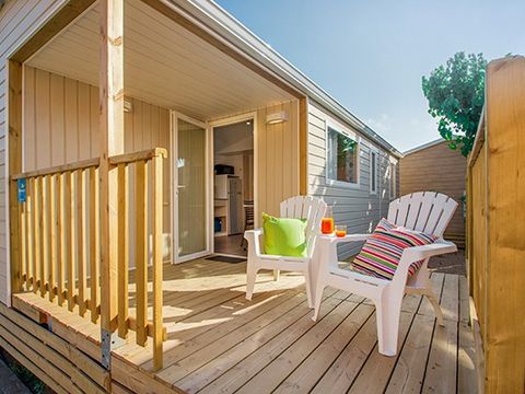 Mobilhome 6 personnes - Comfort | 3 Ch. | 6 Pers. | Terrasse simple | Clim. | TV