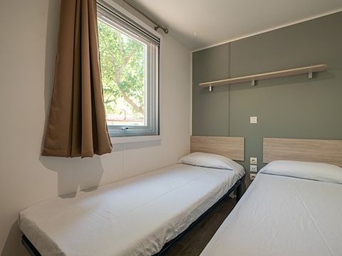 Mobilhome 6 personnes - Comfort | 3 Ch. | 6 Pers. | Terrasse simple | Clim. | TV