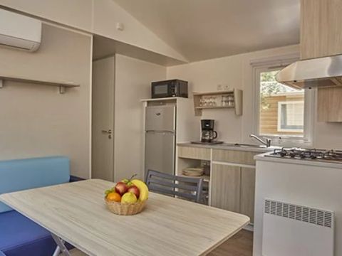 Mobilhome 4 personnes - Comfort XL | 2 Ch. | 4 Pers. | Terrasse surélevée | Clim. | TV