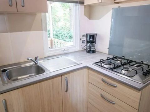 Mobilhome 6 personnes - Comfort XL | 3 Ch. | 6 Pers. | Terrasse surélevée | Clim.