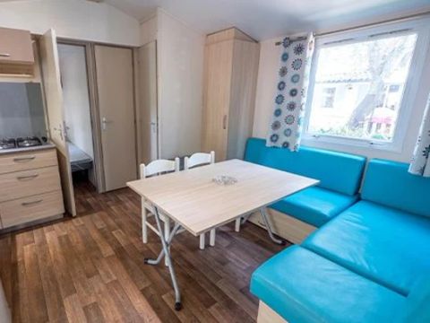 Mobilhome 6 personnes - Comfort XL | 3 Ch. | 6 Pers. | Terrasse surélevée | Clim.
