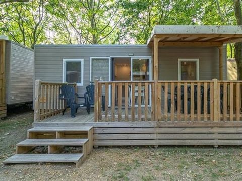 Mobilhome 6 personnes - Comfort XL | 3 Ch. | 6 Pers. | Terrasse surélevée | Clim.
