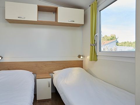 Mobilhome 6 personnes - Comfort XL | 3 Ch. | 6 Pers. | Terrasse surélevée | Clim. | TV