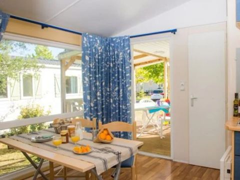 Mobilhome 2 personnes - Comfort | 1 Ch. | 2 Pers. | Terrasse surélevée | Clim. | TV