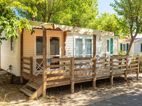 Mobilhome 6 personnes - Comfort | 2 Ch. | 4/6 Pers. | Terrasse surélevée | Clim.