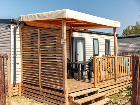 Mobilhome 6 personnes - Mobil-home | Comfort | 3 Ch. | 6 Pers. | Terrasse surélevée | Clim.