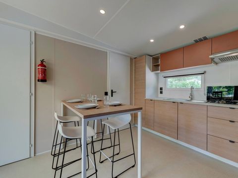 Mobilhome 6 personnes - Mobil-home | Comfort | 3 Ch. | 6 Pers. | Terrasse surélevée | Clim.