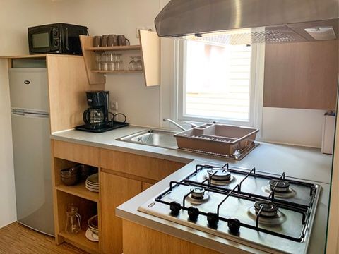 Mobilhome 6 personnes - Classic XL | 2 Ch. | 4/6 Pers. | Terrasse surélevée | Clim. | TV