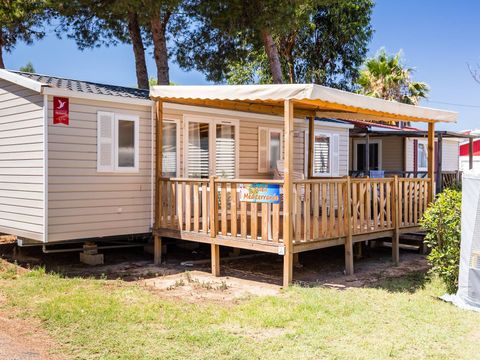 MOBILHOME 6 personnes - Mobil-home | Comfort | 2 Ch. | 4/6 Pers. | Terrasse surélevée | Clim. | TV