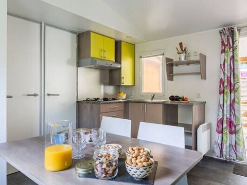 MOBILHOME 6 personnes - Comfort | 3 Ch. | 6 Pers. | Terrasse surélevée | Clim.