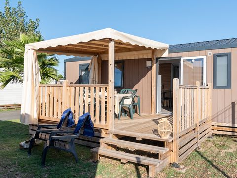 MOBILHOME 6 personnes - COTTAGE - 3 Chambres - TV - CLIM - LV