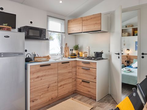 MOBILHOME 6 personnes - COTTAGE - 3 Chambres - TV - CLIM - LV