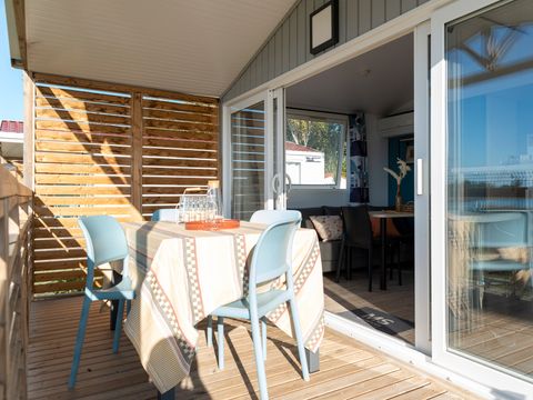 MOBILHOME 4 personnes - Panorama CONFORT Climatisé - Vue Lagune.