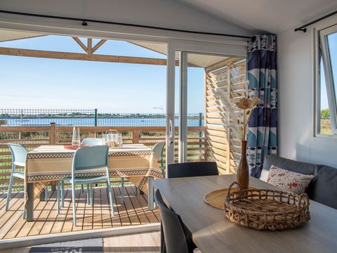 MOBILHOME 4 personnes - Panorama CONFORT Climatisé - Vue Lagune