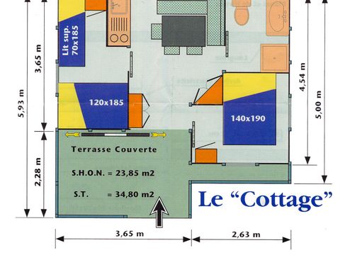 CHALET 6 personnes - HLL COTTAGE - 2 chambres