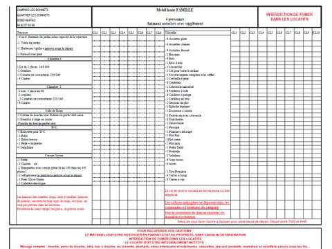 MOBILHOME 4 personnes - FAMILLE - 2 chambres