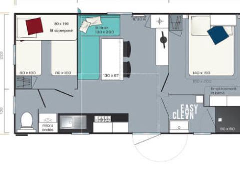 Mobilhome 5 personnes - Nono