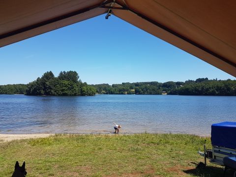 TENTE TOILE ET BOIS 4 personnes - Freeflower CONFORT 37m² (2 chambres) dont terrasse couverte 13m²