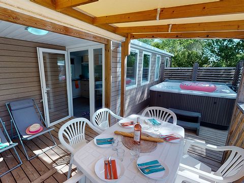 MOBILHOME 6 personnes - Vaucluse - 28m² - 3 chambres + Jacuzzi