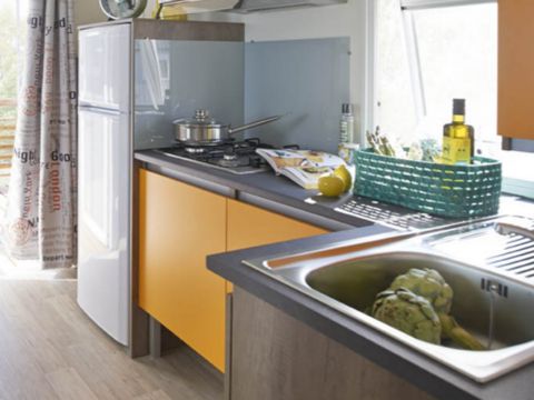 MOBILHOME 6 personnes - DECLICK avec terrasse semi-couverte