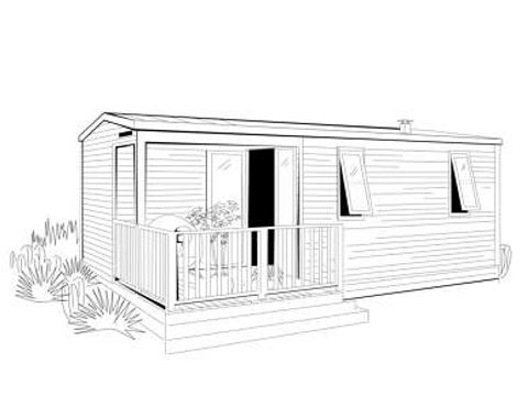 MOBILHOME 4 personnes - JUNGLE 2 chambres