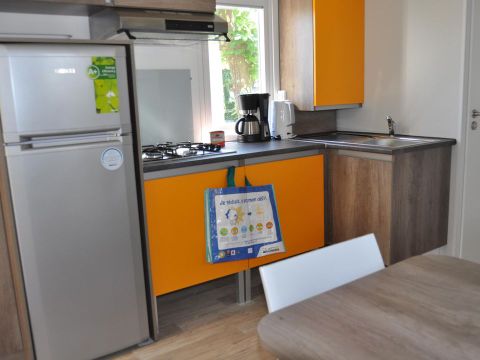 MOBILHOME 6 personnes - DECLICK avec terrasse semi-couverte