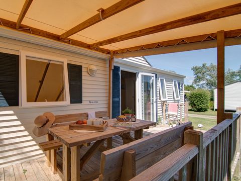 MOBILHOME 7 personnes - COTTAGE Glénan 6/7p 3ch ***