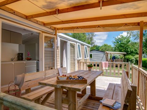 MOBILHOME 6 personnes - COTTAGE 6p 3ch ****