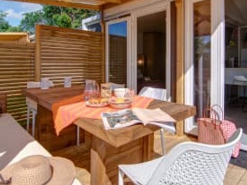 Mobilhome 4 personnes - Cottage Naiade 4p 2ch 2Sdb Premium