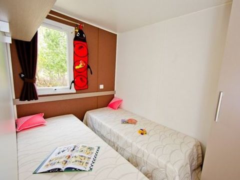MOBILHOME 4 personnes - PRESTIGE - lits faits à l'arrivée