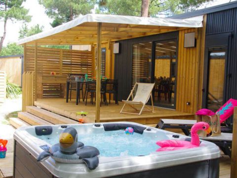 MOBILHOME 6 personnes - COUP DE COEUR - PRESTIGE SPA - lits faits à l'arrivée (111)