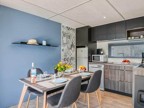 MOBILHOME 4 personnes - PRESTIGE SPA - lits faits à l'arrivée