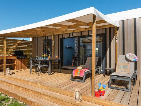 MOBILHOME 4 personnes - PRESTIGE SPA - lits faits à l'arrivée