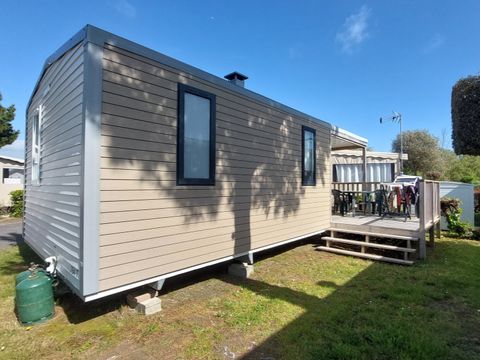 MOBILHOME 5 personnes - Mobil Home Aqua 2ch 4/5pers Terrasse Semi-Couverte TV