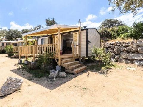 MOBILHOME 4 personnes - Mobil-Home Vue Mer Confort 3 Pièces 4 Personnes Climatisé + TV