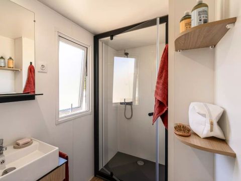 MOBILHOME 4 personnes - Mobil-Home Vue Mer Confort 3 Pièces 4 Personnes Climatisé + TV