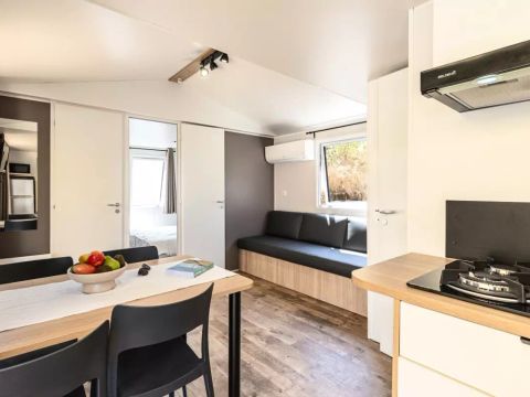 MOBILHOME 4 personnes - Mobil-Home Vue Mer Confort 3 Pièces 4 Personnes Climatisé + TV