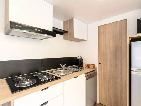 MOBILHOME 4 personnes - Mobil-Home Vue Mer Confort 3 Pièces 4 Personnes Climatisé + TV