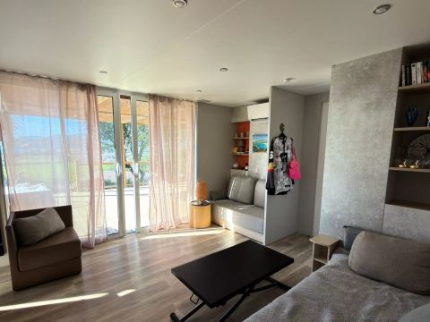 MOBILHOME 4 personnes - Key West Vue Mer 3 Pièces 4 Personnes Climatisé + TV + Jacuzzi 2sdb