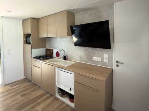 MOBILHOME 4 personnes - Key West Vue Mer 3 Pièces 4 Personnes Climatisé + TV + Jacuzzi 2sdb