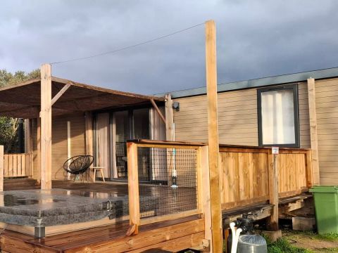 MOBILHOME 4 personnes - Key West Vue Mer 3 Pièces 4 Personnes Climatisé + TV + Jacuzzi 2sdb