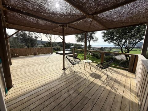 MOBILHOME 4 personnes - Key West Vue Mer 3 Pièces 4 Personnes Climatisé + TV + Jacuzzi 2sdb