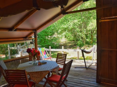 Tente en toile et en bois 4 personnes - Safari
