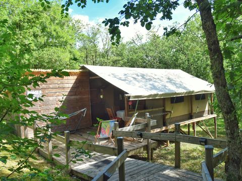 Tente en toile et en bois 4 personnes - Safari