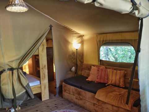 Tente en toile et en bois 4 personnes - Safari