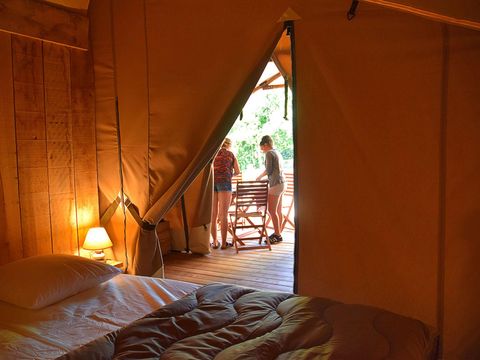 Tente en toile et en bois 4 personnes - Safari