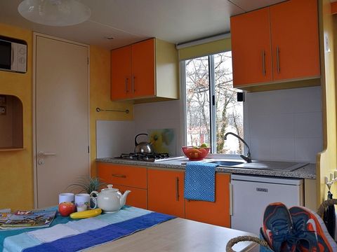 MOBILHOME 5 personnes - Bleu