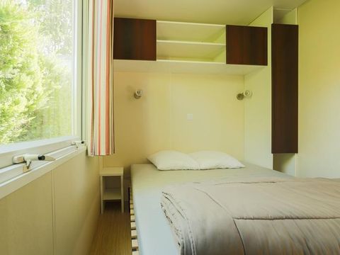MOBILHOME 4 personnes - Mobil home Cottage intégré 27.5m² (2 chambres) (+ de 8 ans) + terrasse intégrée+ TV 4 pers