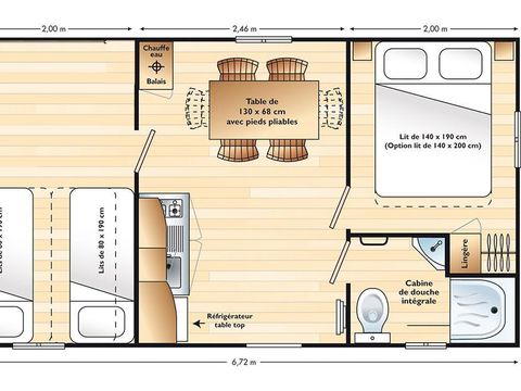 MOBILHOME 5 personnes - AZUR